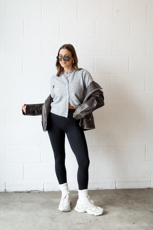 estate short sleeve cardigan