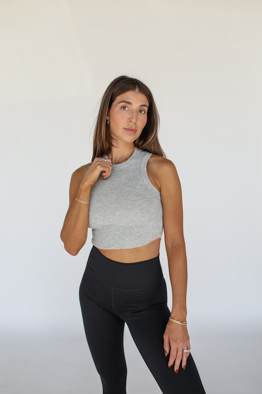 classic racer crop top