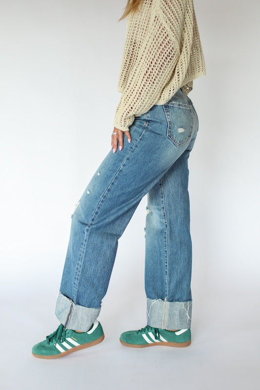 olivia crossover jeans