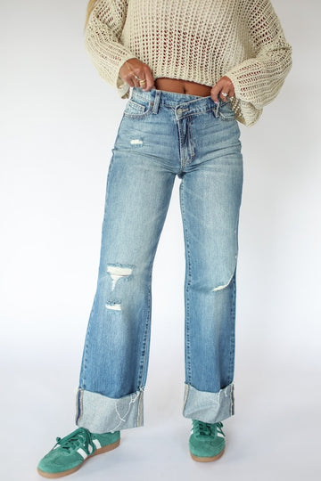 olivia crossover jeans