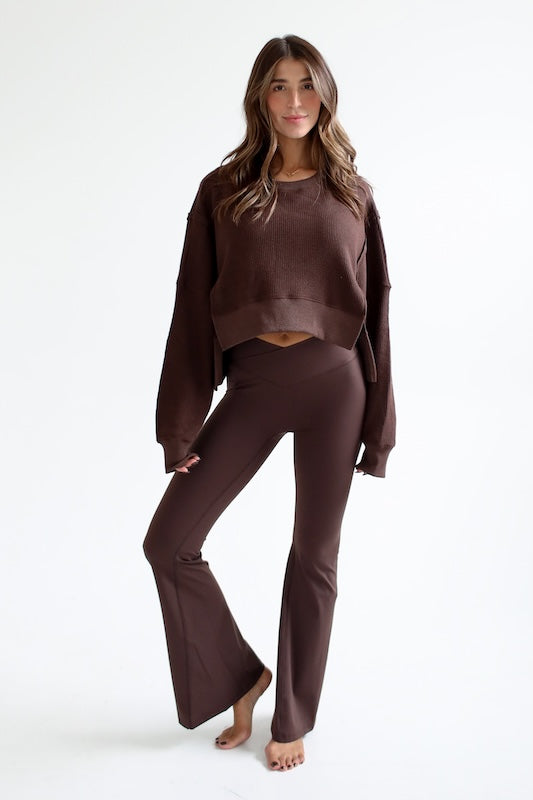 weekender waffle top