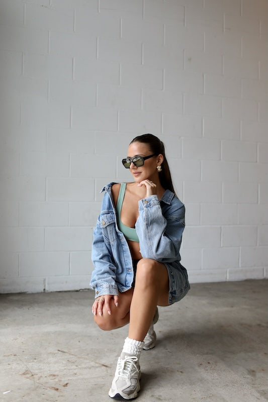 blue crush jean jacket *pre-order*