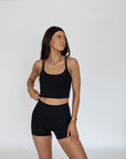 cloud criss-cross bra top