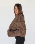 espresso reversible jacket