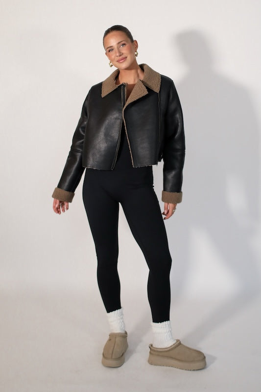 it girl biker jacket
