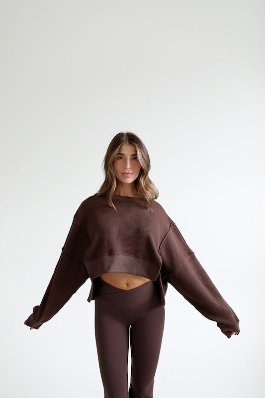 weekender waffle top