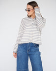 capsule striped cardigan