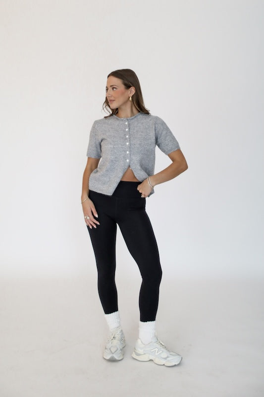 estate short sleeve cardigan