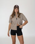 estate short sleeve cardigan
