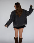 after dark denim jacket