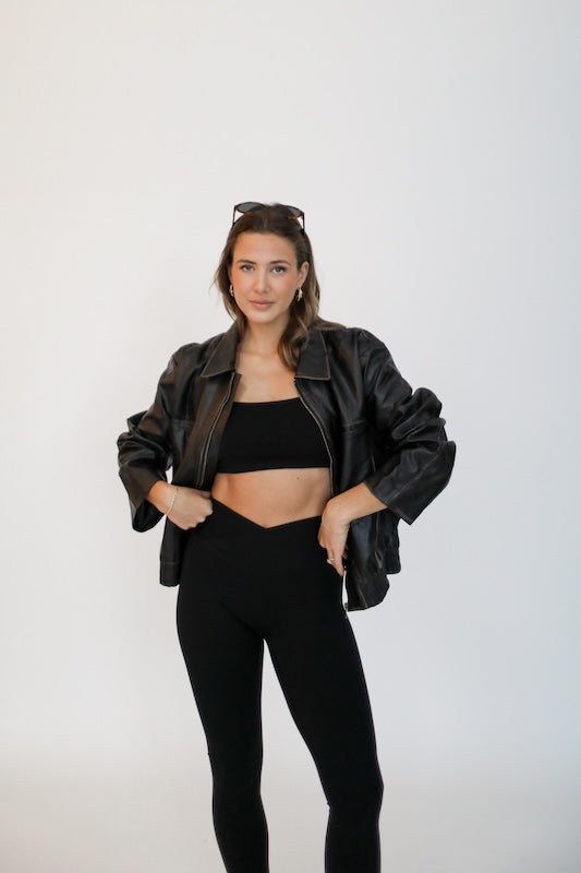 downtown leather jacket