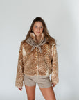 fawn fur coat