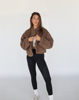 espresso reversible jacket