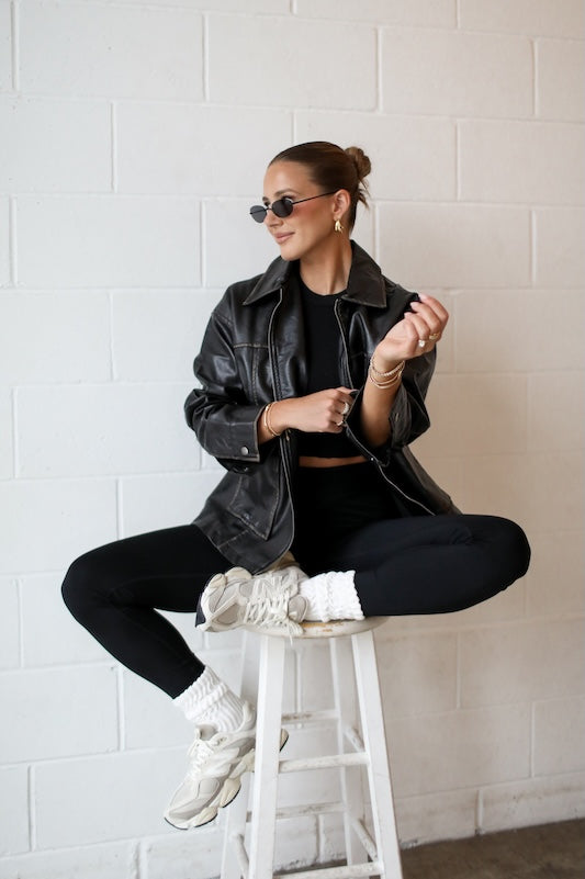 run the streets leather jacket