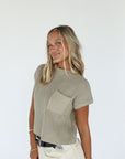 olive you knit top