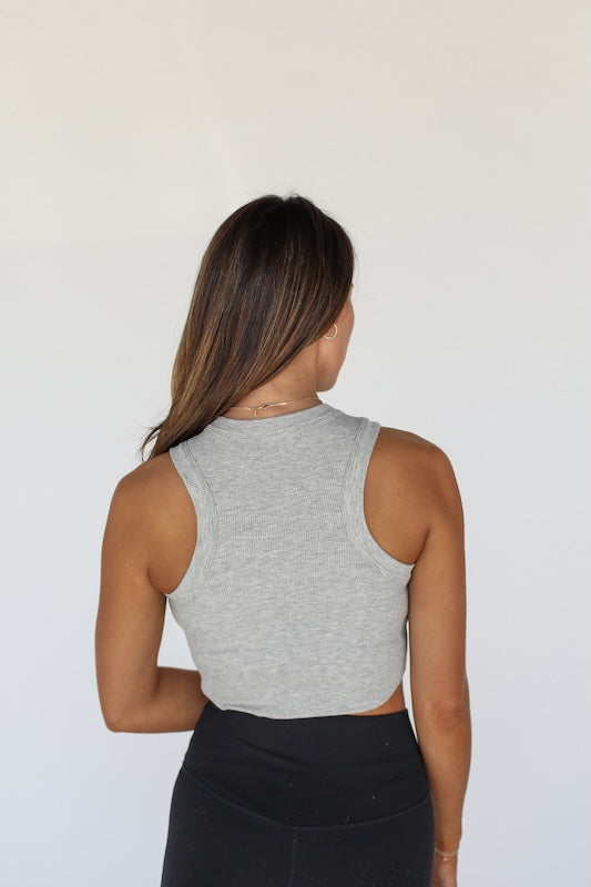 classic racer crop top