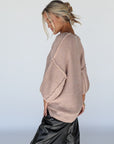 easy street sweater // mauve