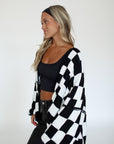 racetrack cardigan