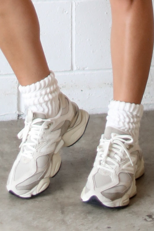 chunky slouch sock