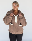 teddy bear fleece jacket