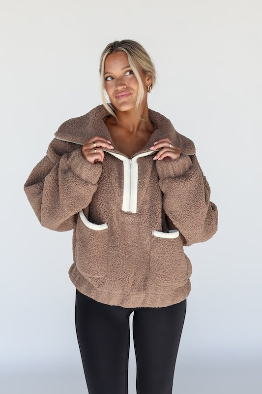 teddy bear fleece jacket