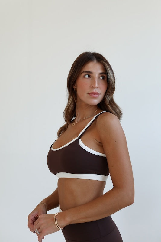 for the girls contrast bra top