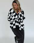 racetrack cardigan