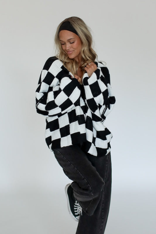 racetrack cardigan