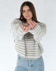 coco sweater // pale blue