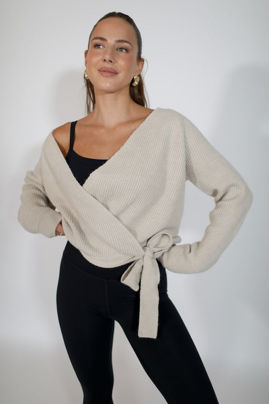 heartbreaker wrap sweater