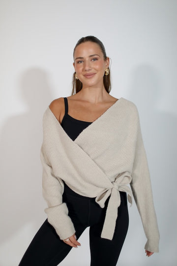 heartbreaker wrap sweater