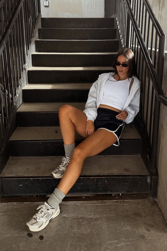 mary-kate satin shorts