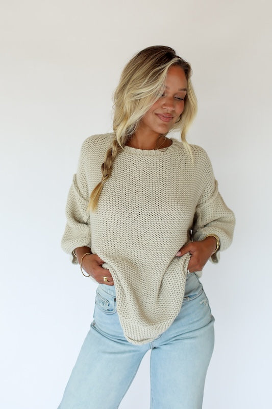 easy street sweater