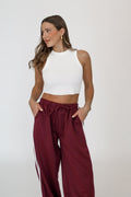 classic racer crop top