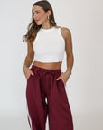 classic racer crop top