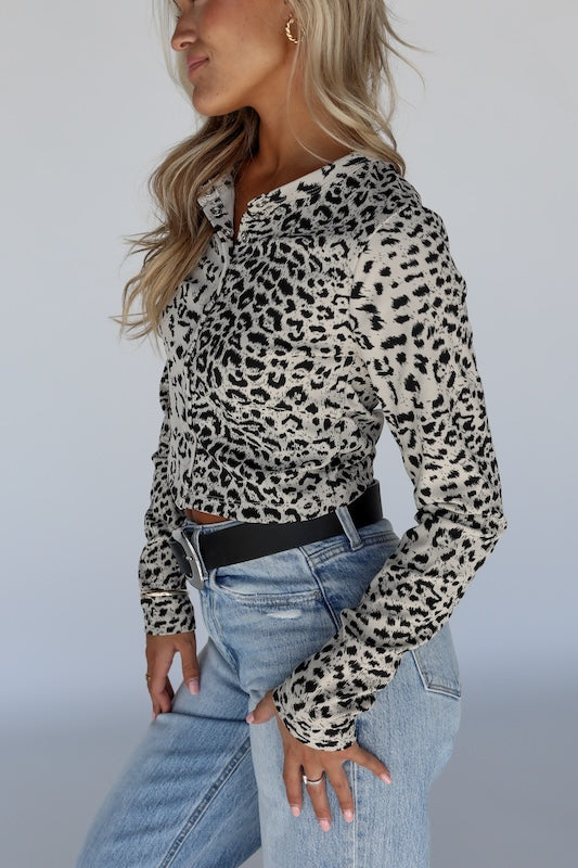 nellie animal print top