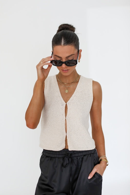 kaia knit vest