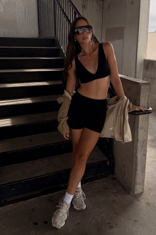 sleek bra top