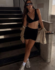sleek bra top