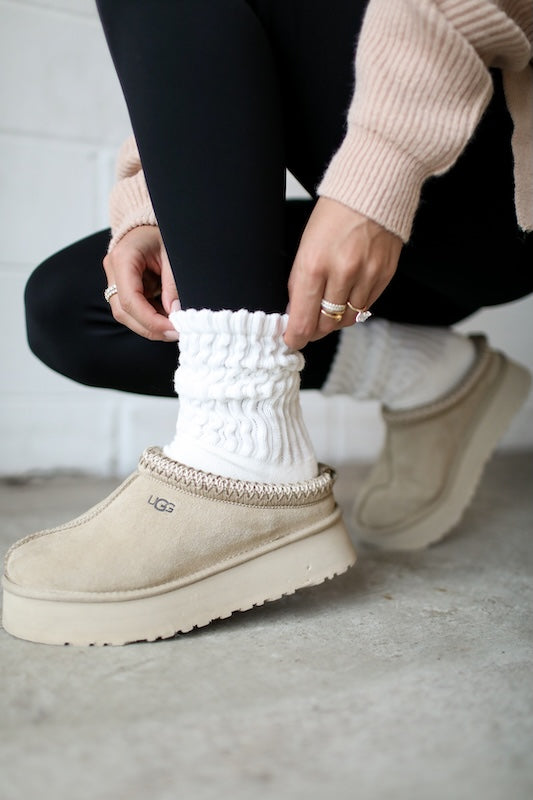 chunky slouch sock