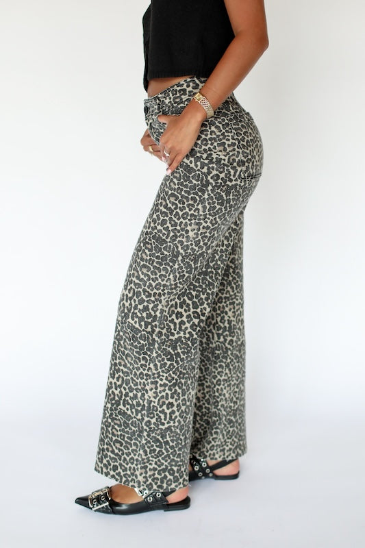 wild one leopard jeans