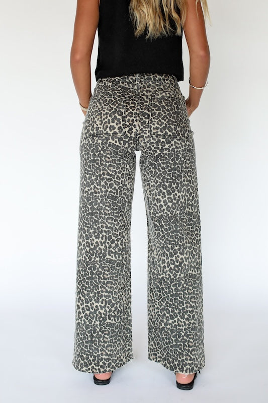 wild one leopard jeans