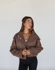 espresso reversible jacket