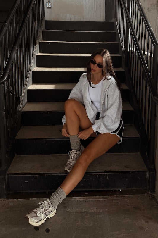 natalie zip-up hoodie