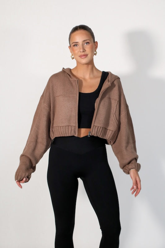 sabrina zip-up sweater *pre-order*